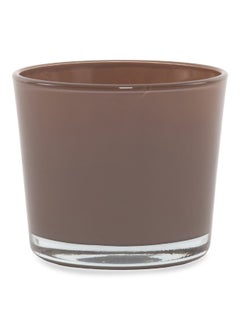 اشتري Jewel Candle Holder Nature Brown - 10X9Cm في الامارات