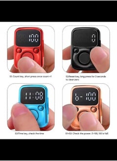 Buy Electric Finger Tally Counter Digital Tasbih Zikr Ring in UAE