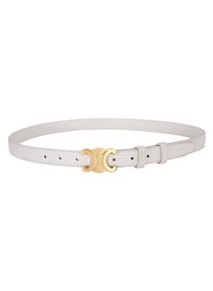 Buy Double C Arc de Triomphe Belt Women's Leather-90/95/100/105/110cm in Saudi Arabia