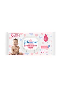 اشتري Wipes - Gentle All Over, Pack Of 72 في الامارات