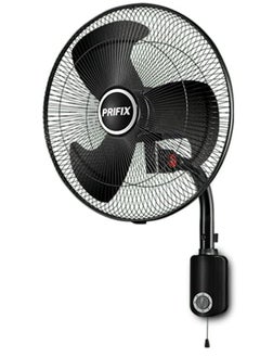 Buy Shark WSF-180 wall fan, 18 inches, number of outlets: 3, black, 100 watts in Egypt