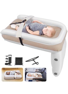 Buy Inflatable Airplane Bed for Kids Baby Travel Plane Bed with Hand Pump Kids Bed Fits Most Airplane Seats Car Seat for Convenient Toddler Travel Seat Belt and Carry Bag in UAE