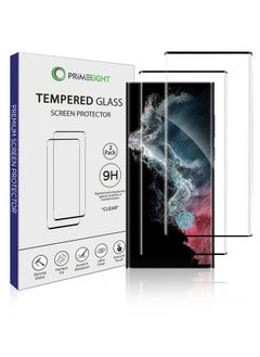 Buy [2 PACK] Samsung Galaxy S22 ULTRA Screen Protector 6.8 Inch Display - Ultra Thin 9H Hardness Tempered Glass Easy to Install HD Clear Screen Protector S22 ULTRA in Saudi Arabia