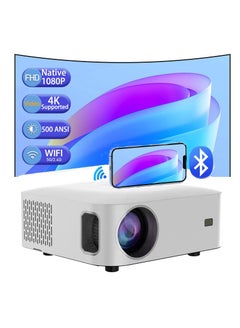 اشتري Full HD 1080P Supported Portable Home Theatre Projector 5G Wifi Projector Supports 4K Bluetooth (Remote Control Included) في السعودية