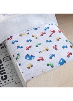 اشتري Gearhead Drift 2-Piece Toddler Comforter Set 100 X 140 Cm في السعودية