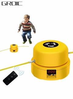 Buy Smart Jump Rope Machine, Electric Rope Skipping Machine Wireless Remote Control, Rope Skipping Sports Multi-person Entertainment for Family, Office 10 Gears Can Be Adjusted in UAE