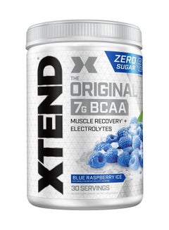 اشتري XTEND Original BCAA Powder Blue Raspberry Ice - Sugar Free Post Workout Muscle Recovery Drink with Amino Acids - 7g BCAAs for Men & Women - 30 Servings في السعودية