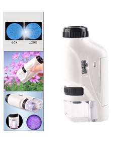 Buy Mini Handheld Microscope for Kids Natural Exploration Beginners Plants in Saudi Arabia