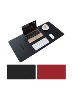 Buy COOLBABY Multifunctional Office Desk Pad Ultra Thin Waterproof PU Leather Mouse Pad Dual Use Desk Writing Mat for Office/Home(80*40 CM Red+Black) in UAE
