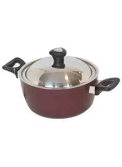 Buy Tefal pot from Savlon, size 24 cm, red color in Egypt