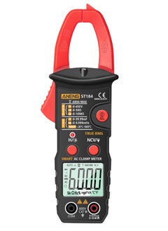 اشتري ANENG True RMS Digital Multimeter Clamp Meter DC/AC Voltage Detector AC Amp Meter with Ohm Capacitance NCV Continuity Diode Hertz Temperature Tester في السعودية