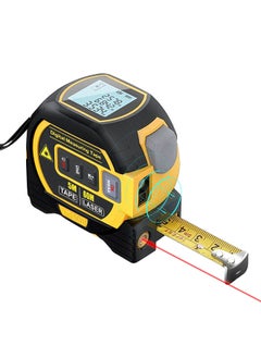 Buy 3in1 Laser Rangefinder 5m Tape Measure Ruler LCD Display with Backlight Distance Meter Building Measurement Device Area Volumes Surveying Equipment in UAE