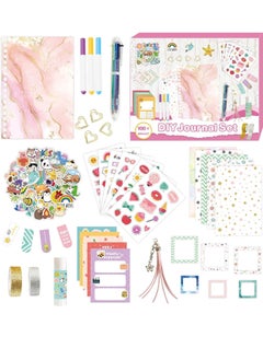 Buy DIY Journal Set for Girls Gifts, Birthday Gifts for Tween Age Girls, Art and Crafts Stuff for Teenage Kids,Scrapbook, Diary (Pink) in Saudi Arabia