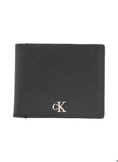 Buy Men's Leather RFID Billfold Wallet -  pebbled leather, Black in Saudi Arabia