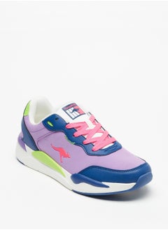 اشتري Womens Logo Embossed Sports Shoes with Lace Up Closure في الامارات