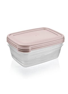 Buy Rectangular Storage Box Set 5 Pieces 300 Ml in Egypt