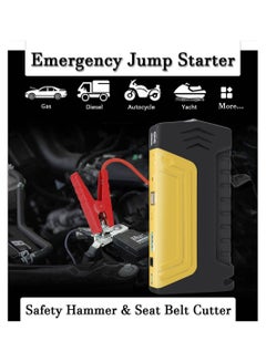 Buy Portable Car Battery Booster Charger Car Jump Starter Power Bank 12V Starting Device Petrol Diesel Car Starter Booster in UAE