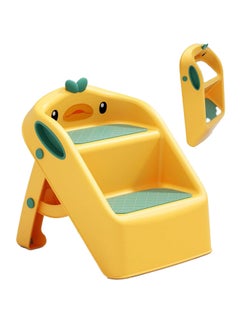 اشتري Foldable 2 Baby  Step Stool 1 To 4 Years, Yellow في السعودية