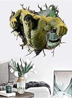 اشتري style Hulk cartoon 3D Wall Sticker Marvel's The Avengers Sticker room decoration في مصر