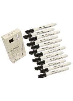 Buy Artline 12 Pieces EPF-241AB Arabic Supreme Caligraphy Pen, Line 1.0mm, Color:Black-ARFPEPF-241ABK in UAE