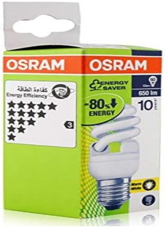 Buy Osram Duluxstar Mini Twist 12W Cfl Bulb,Warm White, Oesmtwist/12W/W/W/Sp in UAE