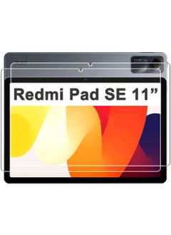 اشتري Screen Protector for Redmi Pad SE 11 inch 2023 Tempered Glass Compatible with Xiaomi Redmi Pad SE 11-inch 2023 Tablet Protective Film 2PCS في الامارات