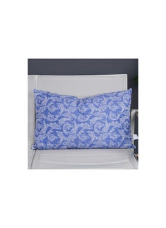 Buy Maverick Printed Filled Cushion 40x60cm - Blue in UAE