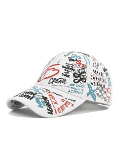 اشتري New Multicolor Painted Sun Cap Trend Fashion Duck Tongue Hat Baseball Hat في الامارات