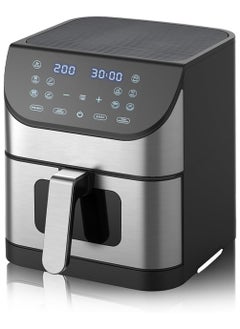 اشتري Air Fryer 7L Oilless AirFryer 1500W Electric Healthy Oven Cooker Large Capacity with Visible Cooking Window, Digital Control, Customerizable Cooking, Non-Stick Basket في السعودية