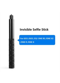 Buy Universal 120CM Invisible Monopod Stick for Insta360 One X3 X4, ACE PRO One R Invisible Selfie Stick, Hero 10/ 9/8/7/6, SJCAM, YI&Other Action Cameras in UAE