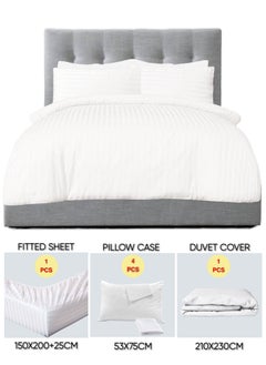 Buy 6 Pieces Queen Size Bed Sheet Set With Duvet Cover Bedding Set in UAE