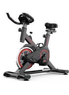 Buy Exercise Bike, Home Gym Exercise Bike with LCD Screen, Professional Seat and Mobile Holder 85*45*102CM in Saudi Arabia