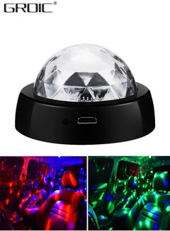 Buy Car Disco Ball Atmosphere Lights,Mini LED Disco Lights,Car Atmosphere Lights,USB Car Lights,Sound Activated Disco Ball Ambient Light for Birthday, Party, Car Interior Decoration in Saudi Arabia