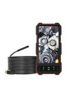 Buy Industrial Endoscope 1080P Borescope with 8 LED Lights 4.5-inch IPS Color Display Snake Camera IP67 Waterproof 2 Million Pixels Inspection Camera with TF Card Slot for Home Pipes in Saudi Arabia