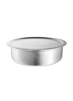 Buy Aluminium Shallow Cooking Pot Tope set with Lid 17 in UAE