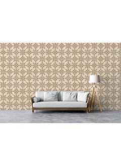 اشتري Seamless Pattern Illustration With Squares Fabric Wallpaper Covers An Area ​​Up To 4.2Mx3M With Adhesive And Smoothing Tool في مصر