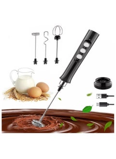  Milk Coffee Frother Electric, Handheld Foam Maker Milk Coffee  Whisk Foamer Blender, Drink Mixer Frothing Frother Wand for Coffee,  Chocolate, Latte, Capuccino, Milk Tea, Coconut Milk, Keto Diet & Egg: Home