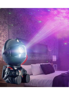Buy Astronaut Nebula Starry Sky Laser Light Projector With Remote Control Black Star in UAE