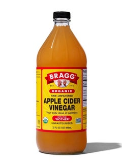 اشتري Raw Organic Apple Cider Vinegar with The Mother Unfiltered - 946ml في السعودية
