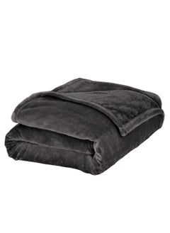 Buy Lightweight Velvet Blanket, Mora Series, 350GSM, Double Size 260 x 240 cm, Extra Soft All Season Fleece Blanket, Bed And Sofa Blanket in Saudi Arabia