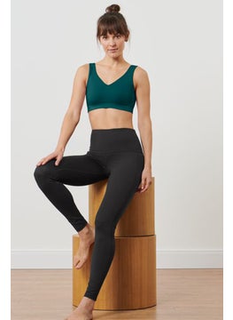 Buy Women Sportswear Fit Pull On Training Leggings, Black in UAE