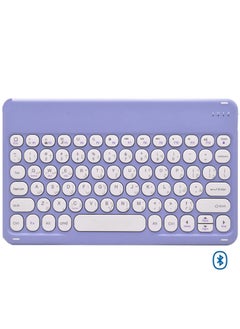 Buy Ultra Slim Bluetooth Keyboard Portable Mini Rechargeable for Apple iPad iPhone Samsung Tablet Phone Smartphone iOS Android Windows 10 inch in Egypt