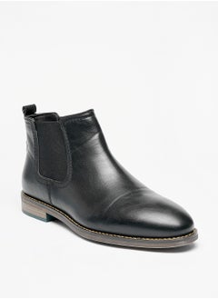 اشتري Men Solid Slip-On Chelsea Boots في السعودية