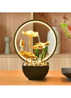 Rotatng Ball Tabletop Fountan Rock Waterfall Fountan For Home Offce