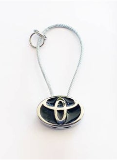 Buy Zinc Alloy Metal 3D Logo Keychain For Toyota in UAE