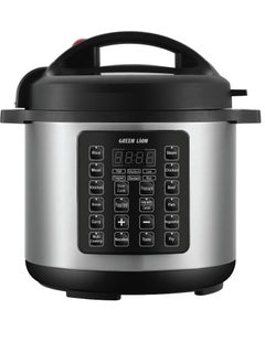 Buy 1300W 8L Electric Pressure Cooker With Digital Display and 14 Cooking Modes For Quick and Easy Meals - Black in UAE