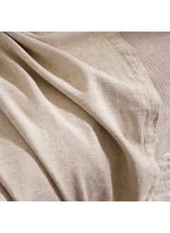 اشتري Sanctuary Linen Textured Throw 130X170Cm - Linen في الامارات