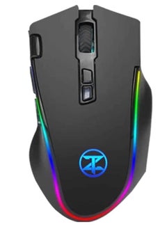 Buy Technozone V6 Gaming Mouse with 8 keys ,12800dpi ,13 kinds of RGB lighting in Egypt