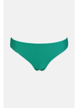 اشتري Women Textured Swim Bikini Bottom, Green في السعودية