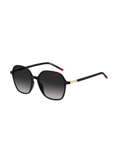 Buy Women's UV Protection Octagonal Sunglasses - Hg 1236/S Black 55 - Lens Size: 55 Mm in UAE